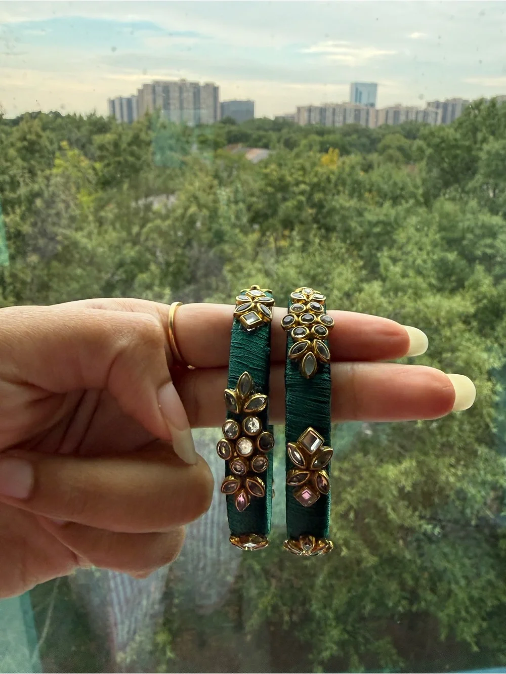 Elegant Gold and Silver Multi-Bangles